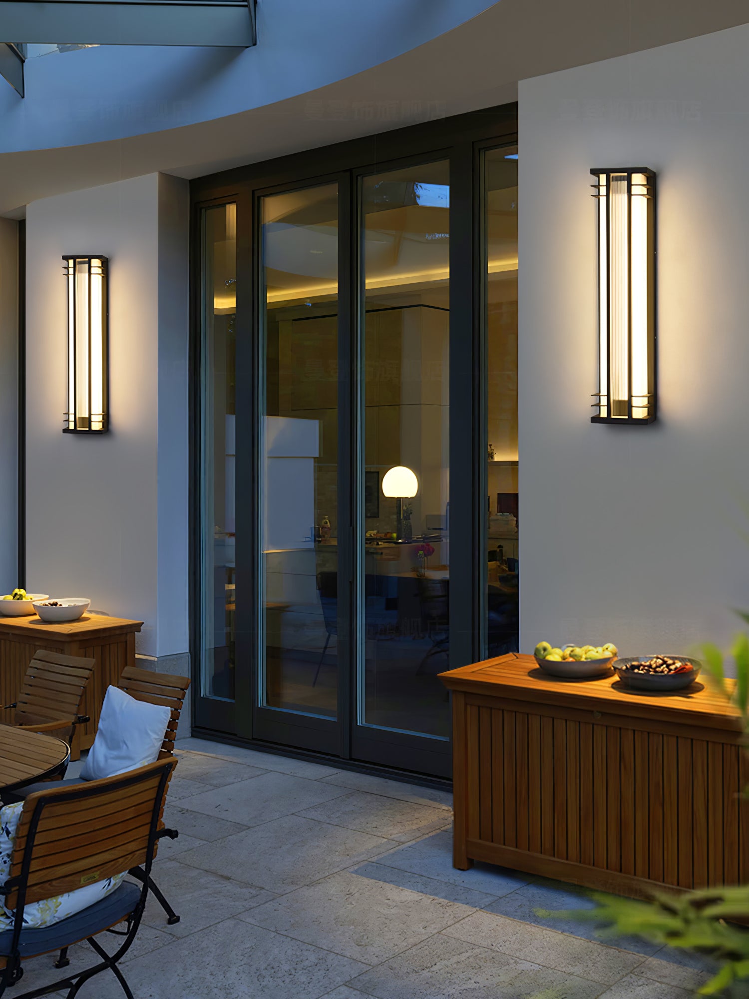 Double Axis Outdoor Wall Lamp - Adjustable LED Exterior Light for Porch, Patio, and Garden - Weatherproof & Energy Efficient - Perfect for Home Security and Landscape Lighting