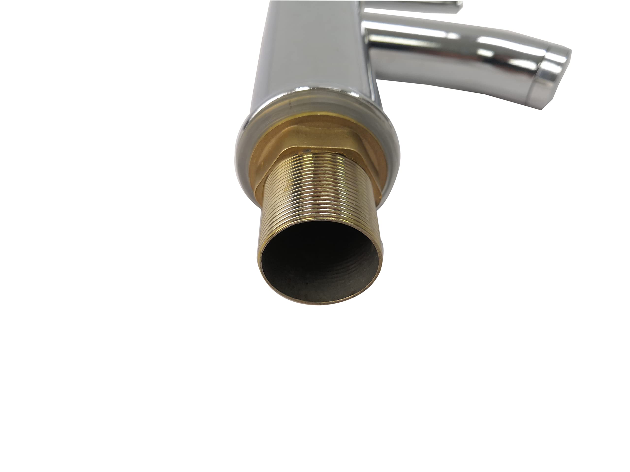 FixtureDisplays® Chrome Plated Vanity Faucet with Hot & Cold Water Control - Bathroom Sink Faucet for Modern Home Decor (Model 15552-NPF) | Perfect for Guest Bathrooms, Master Suites & Powder Rooms