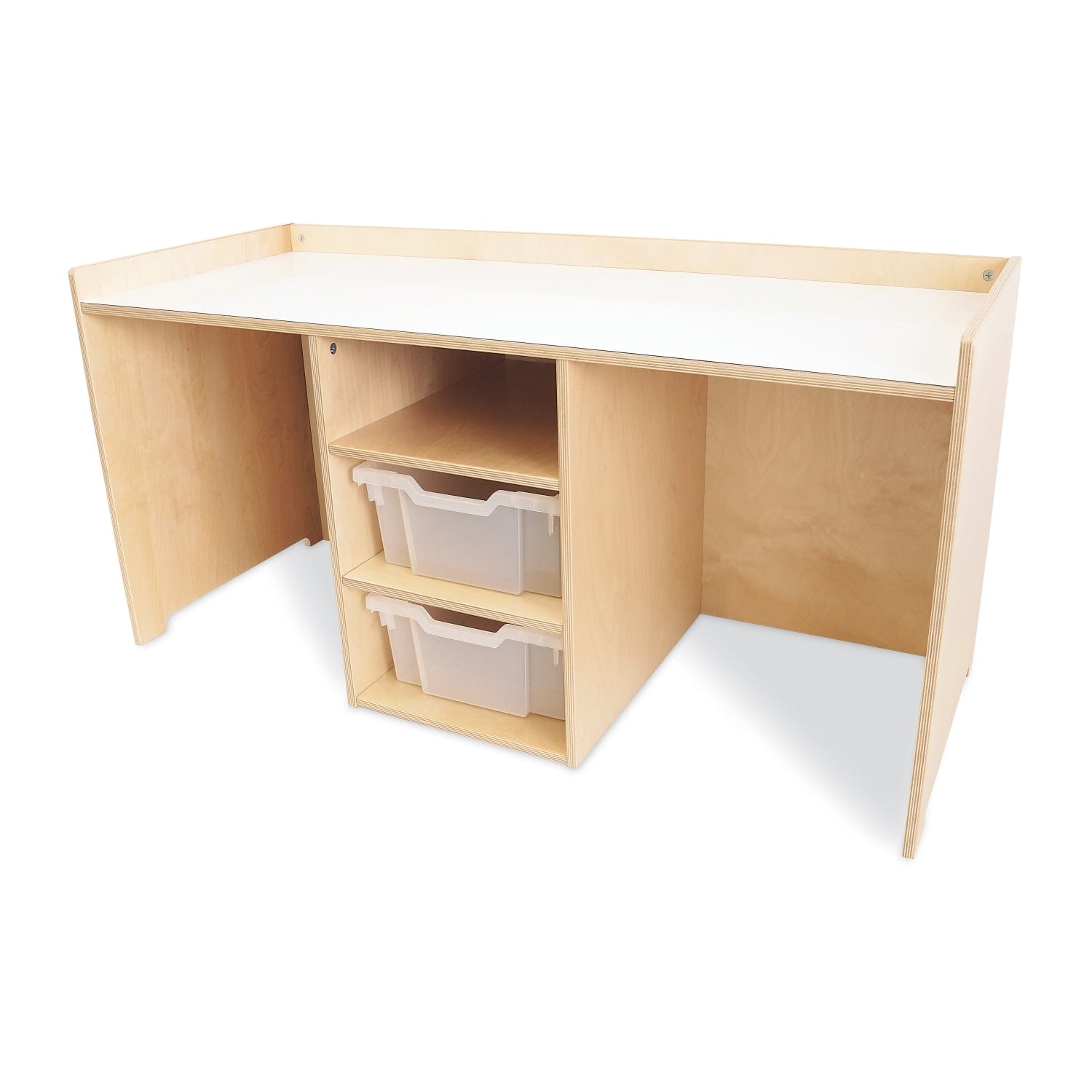 STEM Activity Desk with Storage Trays - Kids Learning & Study Table for Science, Math & Art Projects - Perfect for Homeschooling & Classroom Use