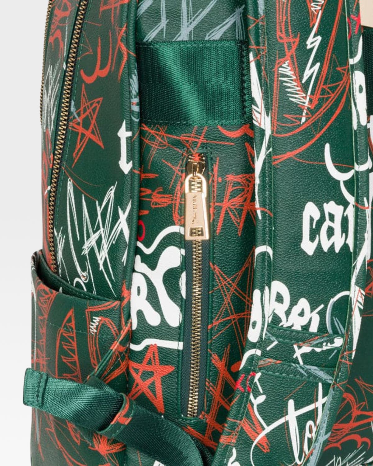 Graffiti Tombstone Roller Duffle Set - Emerald Green Luggage for Travel, Gym & Skateboarding Accessories | Water-Resistant Duffle Bag with Wheels for Urban Adventures
