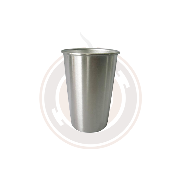 Omcan 16 oz Stainless Steel Pint Cup - Commercial Grade, Single (15/Case) 46506 - Perfect for Bars, Restaurants, and Catering Services