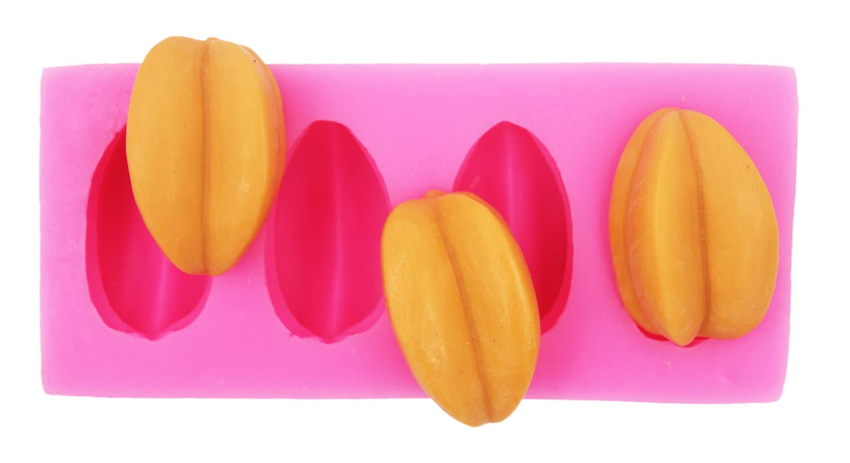 Premium Carambola Star Fruit Silicone Mold Set for Fondant, Chocolate, Candy, Resin & Cake Decorating - Perfect for DIY Desserts, Baking, and Party Treats