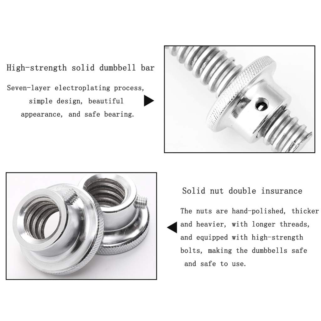1. FHPEWXDG 2-in-1 Adjustable Dumbbell Set, Cast Iron Weight Lifting Barbell for Home Gym & Strength Training - Perfect for Beginners & Advanced Fitness Enthusiasts