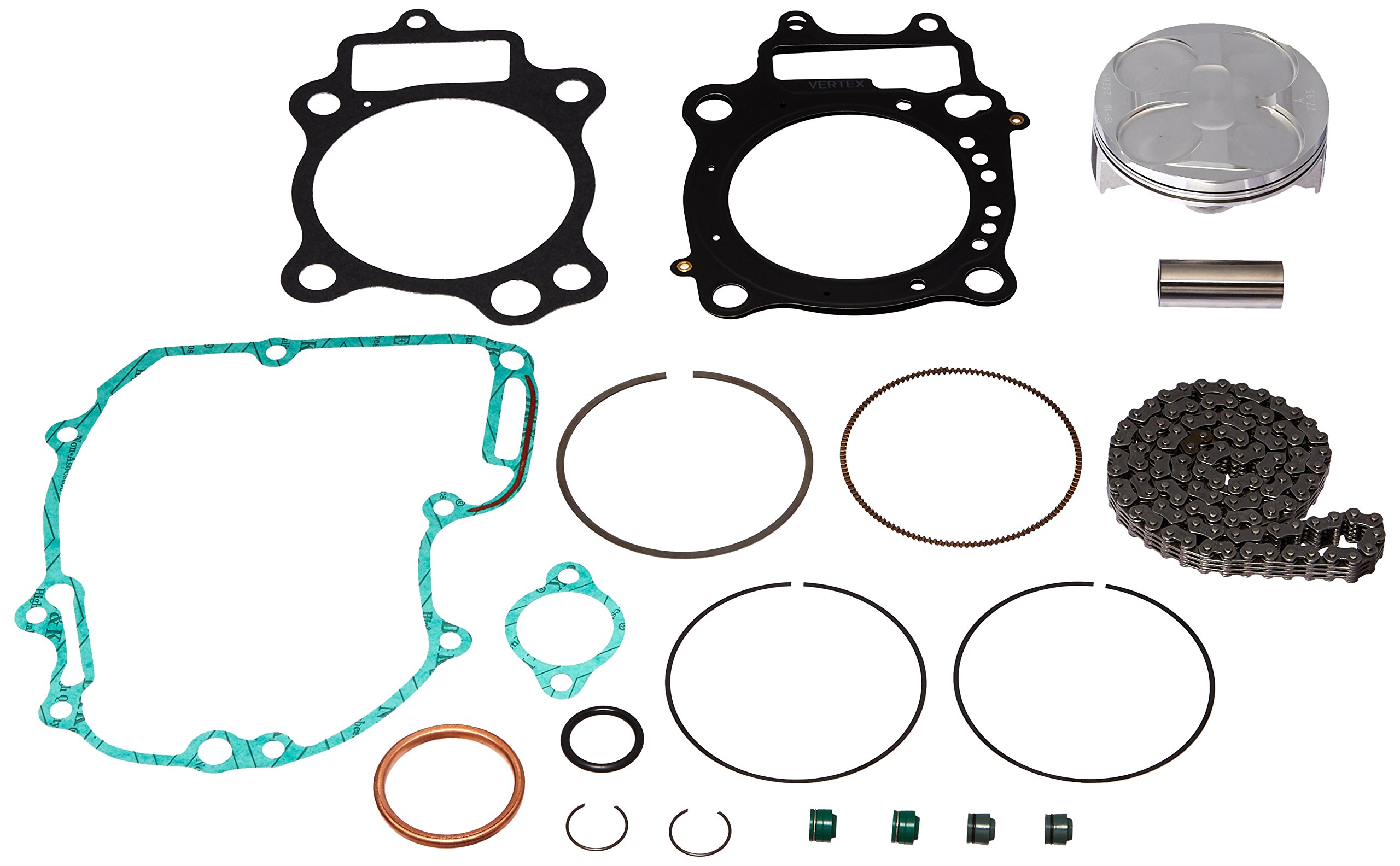 Vertex VTKTC23443A High-Performance Replica Top End Piston Kit - Compatible with [Motorcycle/ATV Models] - Perfect for Engine Rebuilds & Performance Upgrades