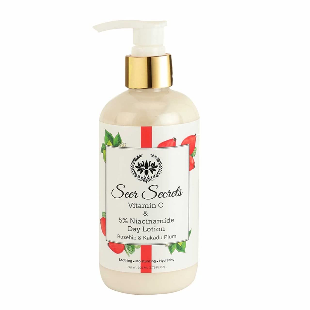 Seer Secrets Body Lotion for Smoothing & Moisturizing - 300ML Natural Rosehip & Kakadu Plum Skin Care for Women | Daily Hydration for Dry Skin, Post-Shave Soothing, and Nighttime Nourishment