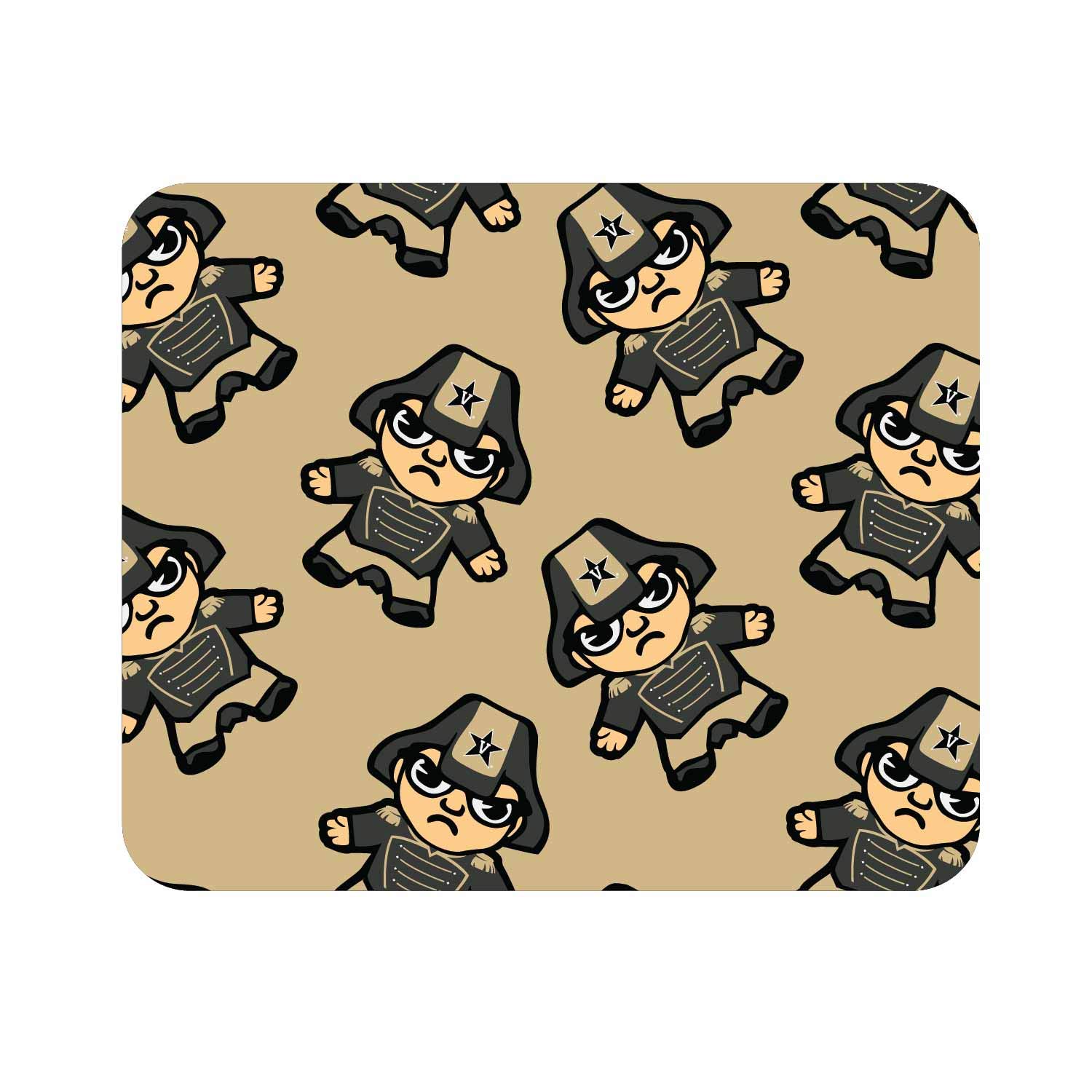 Vanderbilt University Standard Fabric Mouse Pad - Non-Slip Desk Accessory for Gaming & Office Use - Tokyodachi Mascot Design - Perfect for Dorm, Work & Study Setup