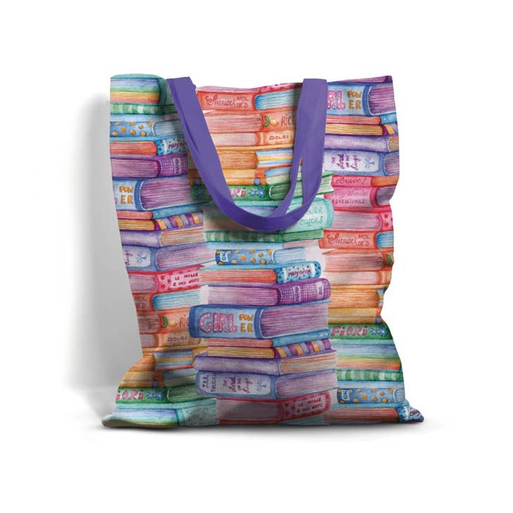 Stylish Canvas Tote Bag for Books - Durable & Eco-Friendly Book Lover's Carryall - Perfect for Library, School, Beach & Shopping