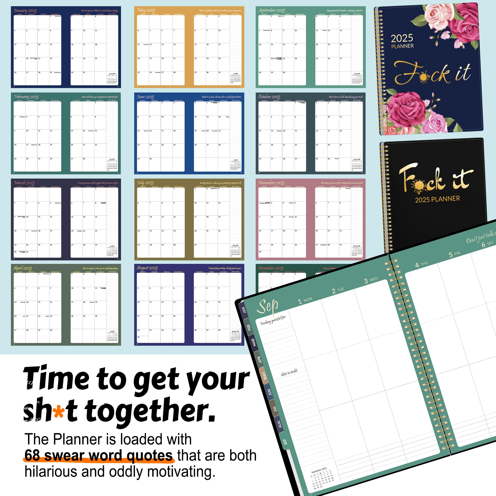 2025 Fuck It Planner for Women - 8.5