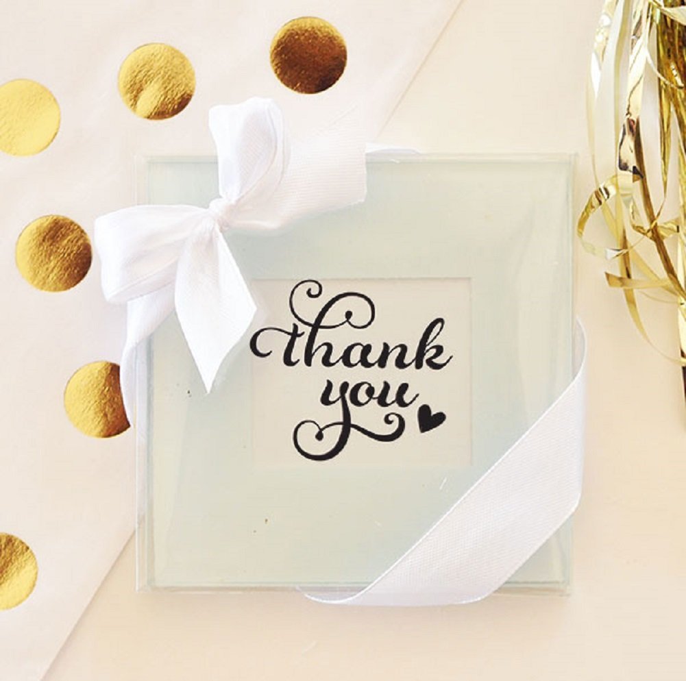 Personalized Glass Photo Coasters - Custom Picture Drink Coasters Set of 4 - 3.5