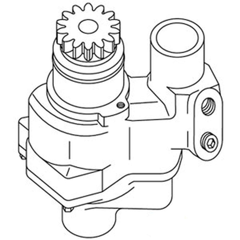 RAParts RE68230 Water Pump Replacement for John Deere 6610 Combine Harvester - High Performance Cooling System Part for Agricultural Machinery - Perfect for Farm Equipment Maintenance and Harvest Season Operations