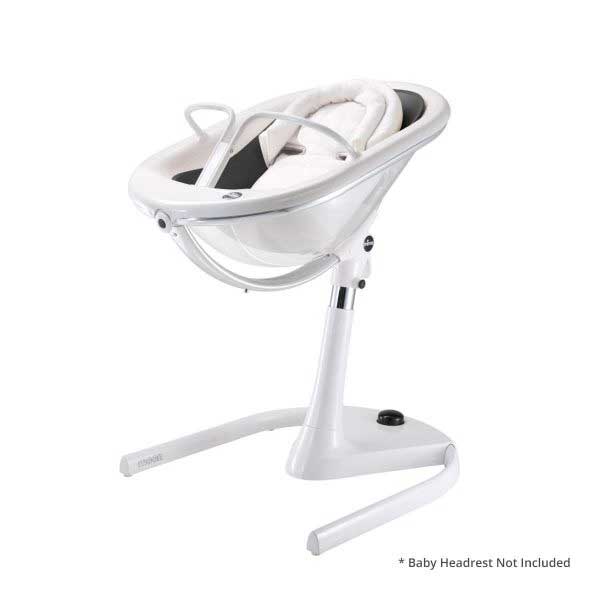 Mima Moon 2G Modern Baby High Chair with Adjustable Height & White Base - Perfect for Dining, Feeding & Playtime at Home