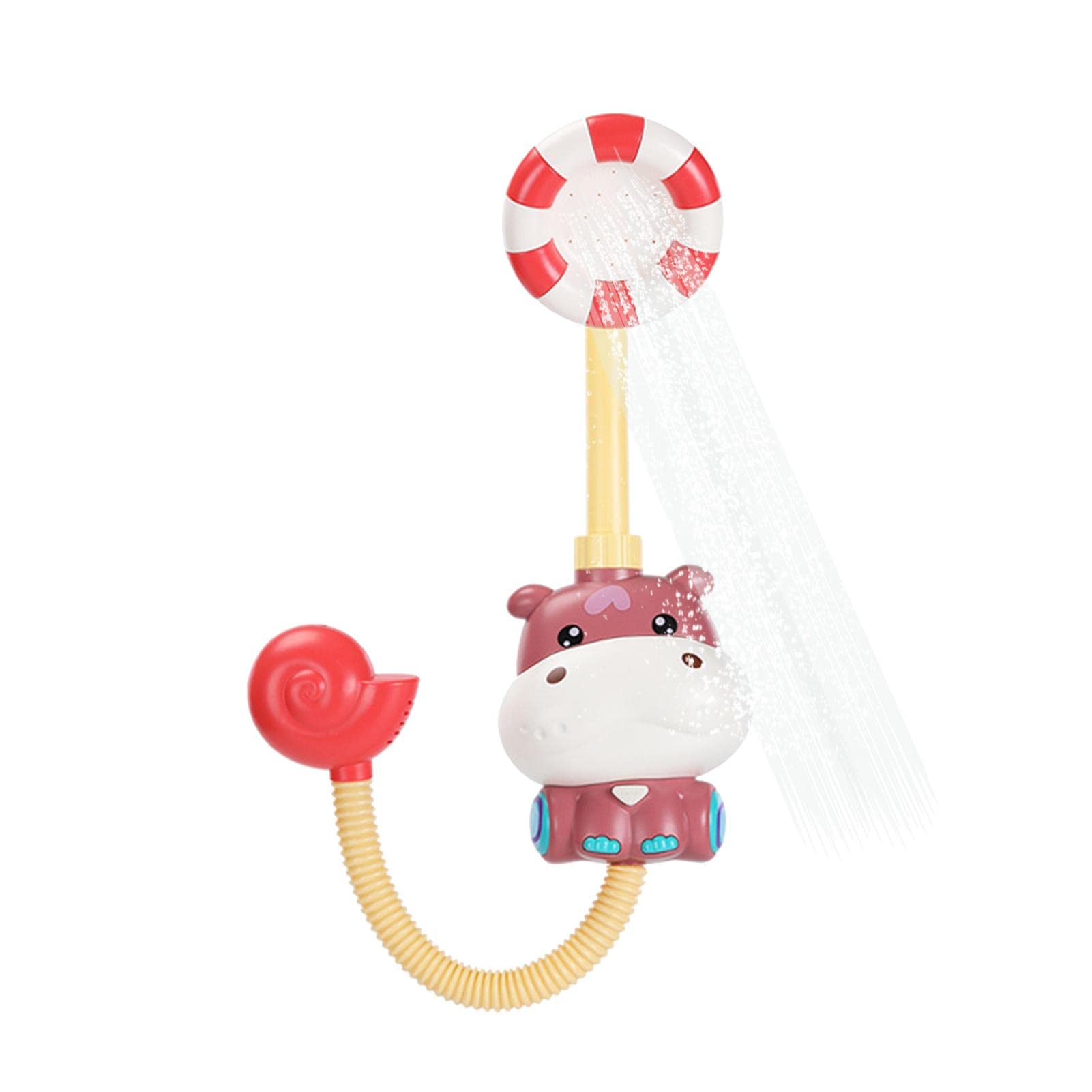 Electric Hippo Shower Toy - Adjustable Bath Sprayer for Kids | Fun Tub Water Games
