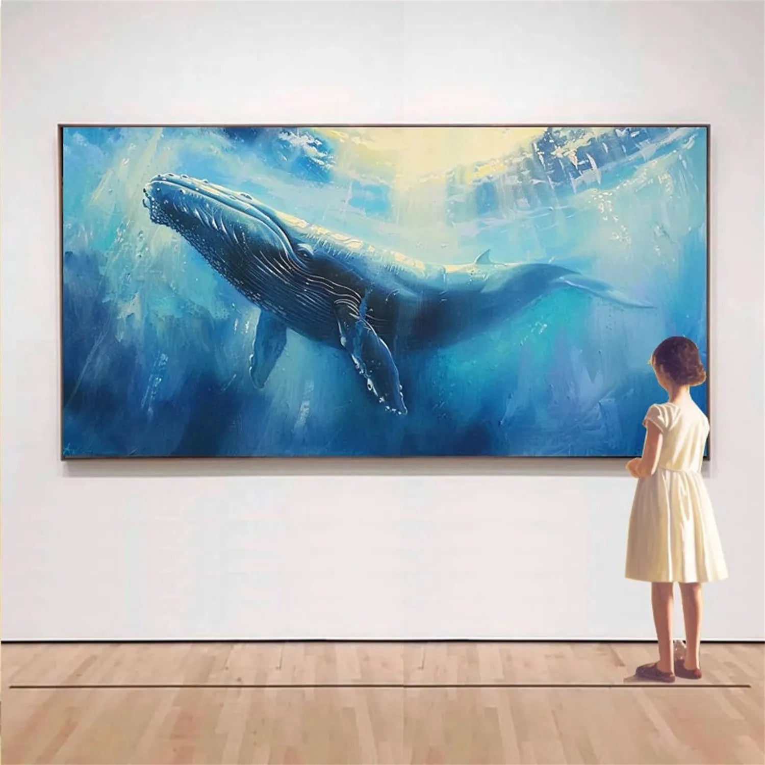 Animal Art Painting #AP094 - Handmade Canvas Wall Decor for Living Room, Bedroom & Office | Wildlife & Nature Inspired Home Decor