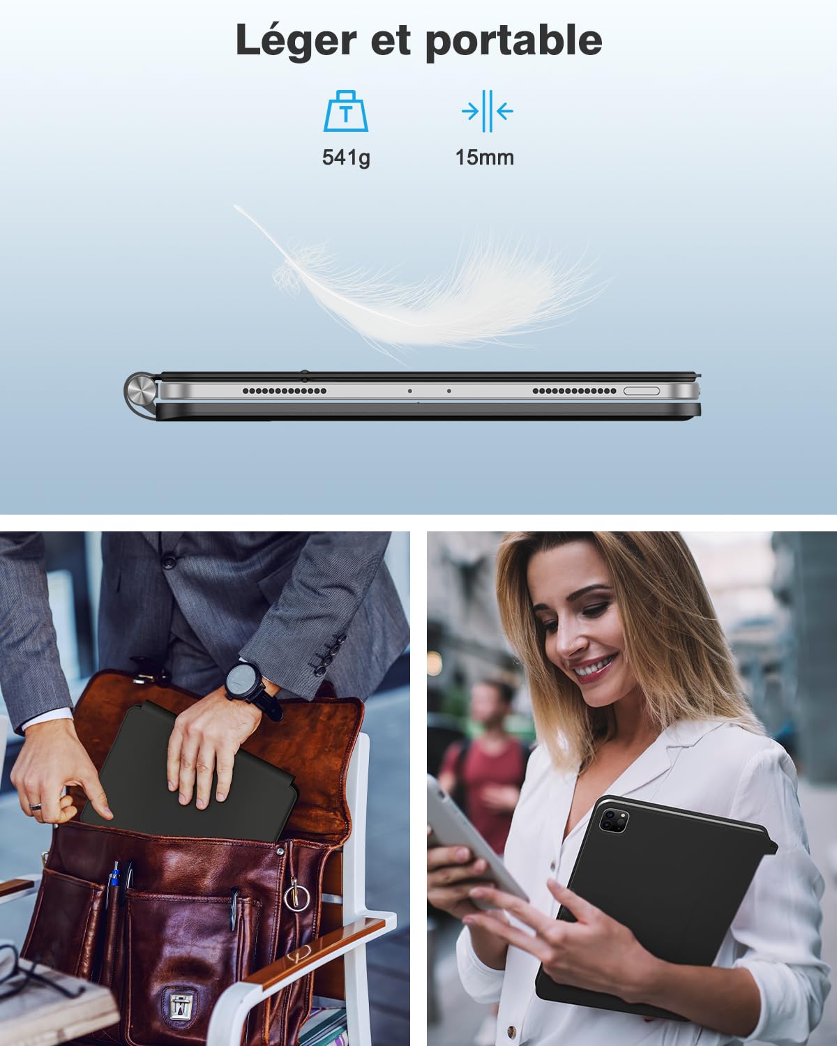 Magnetic Keyboard Case for iPad Air 11