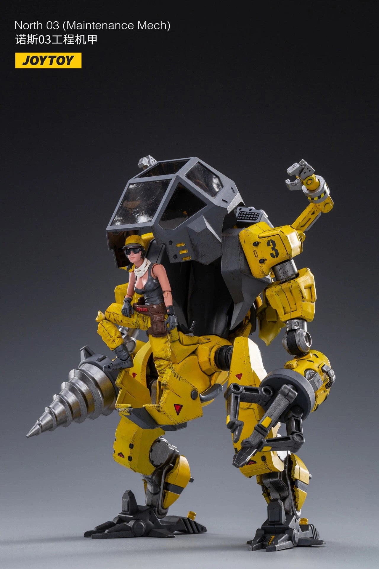 JOYTOY 1/18 Scale Mecha NOS-03 Anime Action Figure - Collectible Robot Model for Display & Maintenance Scenes | Perfect for Anime Fans & Model Collectors