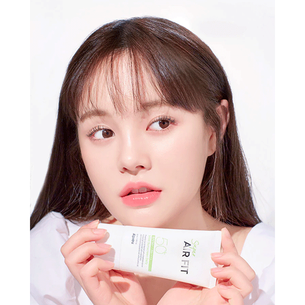 A'PIEU Super Air Fit Mild Sunscreen SPF50+ PA++++ 50ml - Lightweight Daily Face Sunscreen for Sensitive Skin - Perfect for Outdoor Activities, Beach & Travel