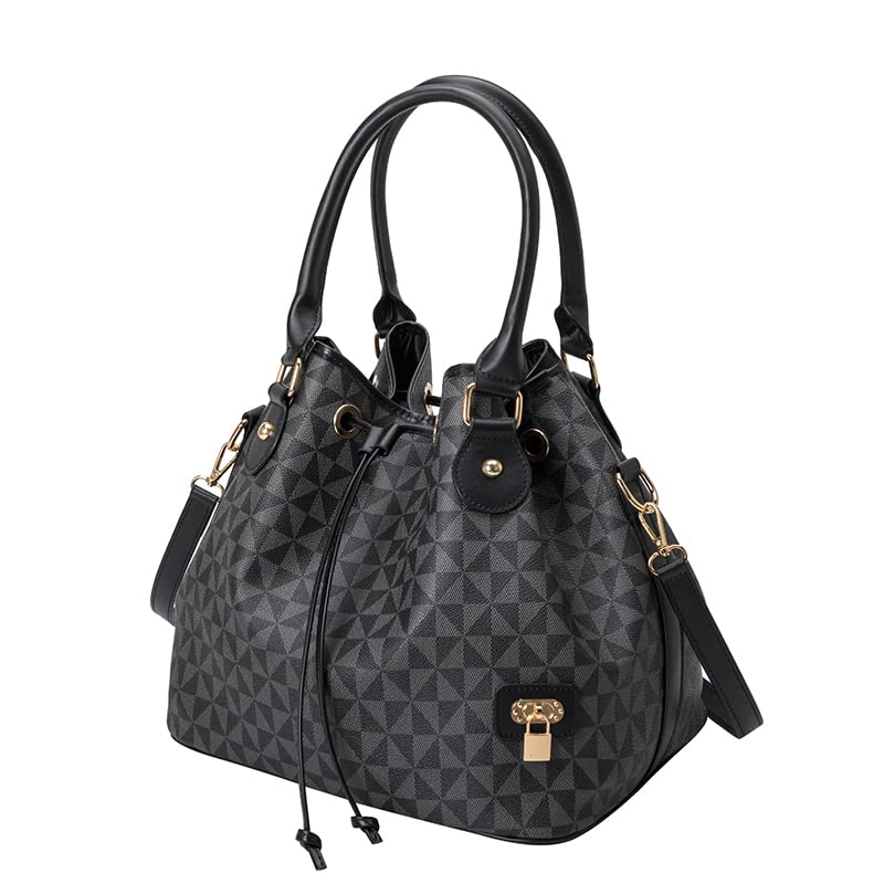 Stylish Women's PU Leather Handbag - Top Handle, Shoulder & Crossbody Bag - Luxury Tote Purse for Work, Travel & Everyday Use