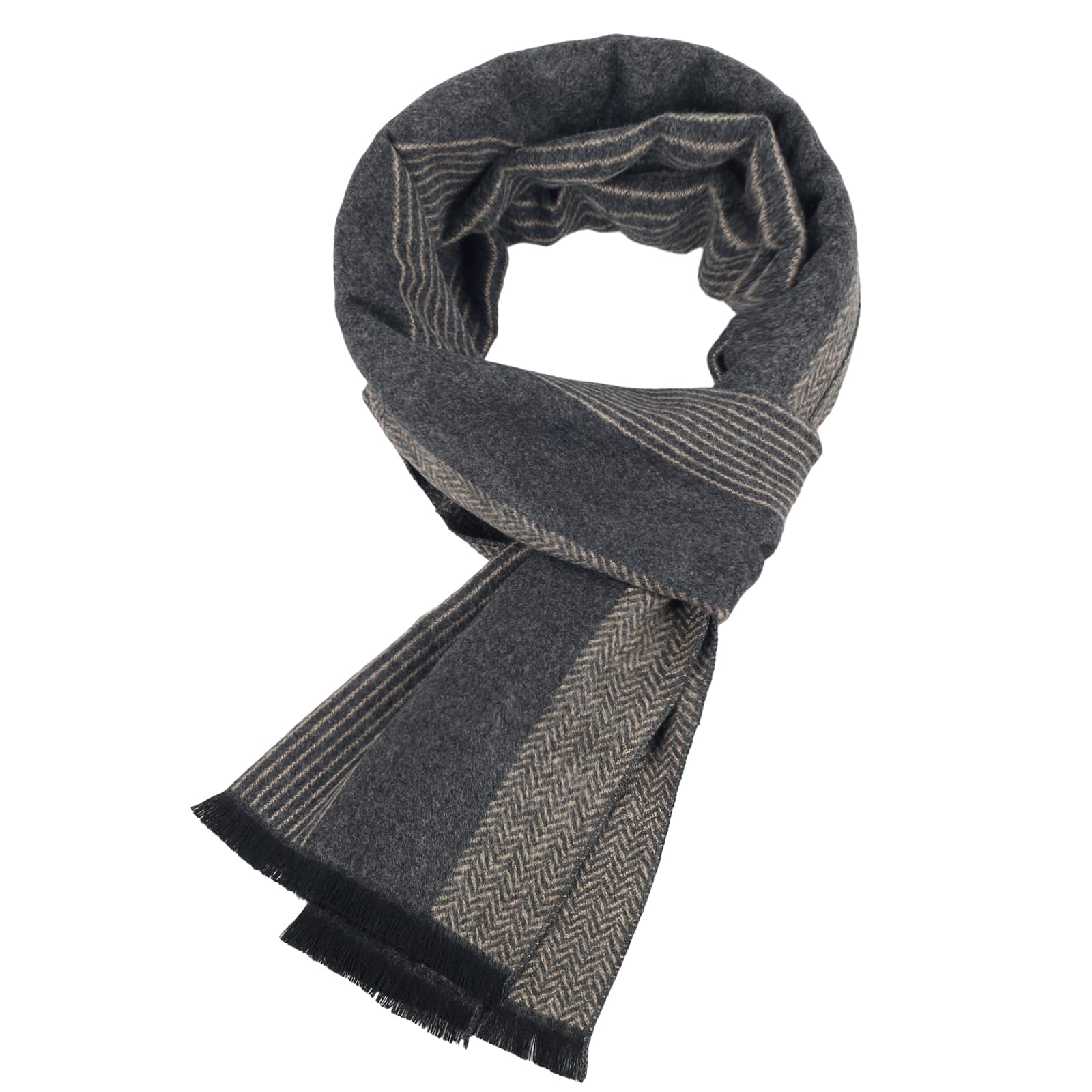 Men's Winter Scarf - Classic Formal Long Soft Warm Scarves for Men | Perfect for Office, Business Meetings & Cold Weather Outfits