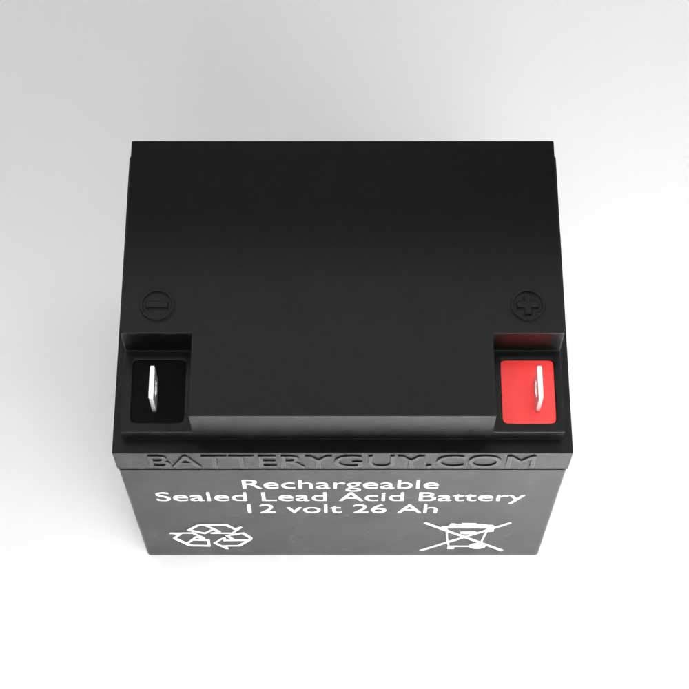 Replacement FP12240D 12V 26Ah SLA Rechargeable Battery - Compatible with BatteryGuy Brand (Pack of 7) - Perfect for UPS Backup, Emergency Lighting & Power Wheels