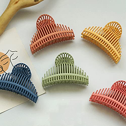 Licogel Non-Slip Hair Claw Clip with Interlocking Teeth - Strong Hold Hair Clips for Thick & Curly Hair - Handmade Hair Barrettes for Women & Girls - Perfect for Workouts, Office & Everyday Styling