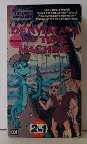 Denver & the Time Machine VHS - Classic 90s Animated Adventure Series for Kids & Collectors | Perfect for Nostalgic Viewing, Birthday Gifts & Retro Cartoon Collections