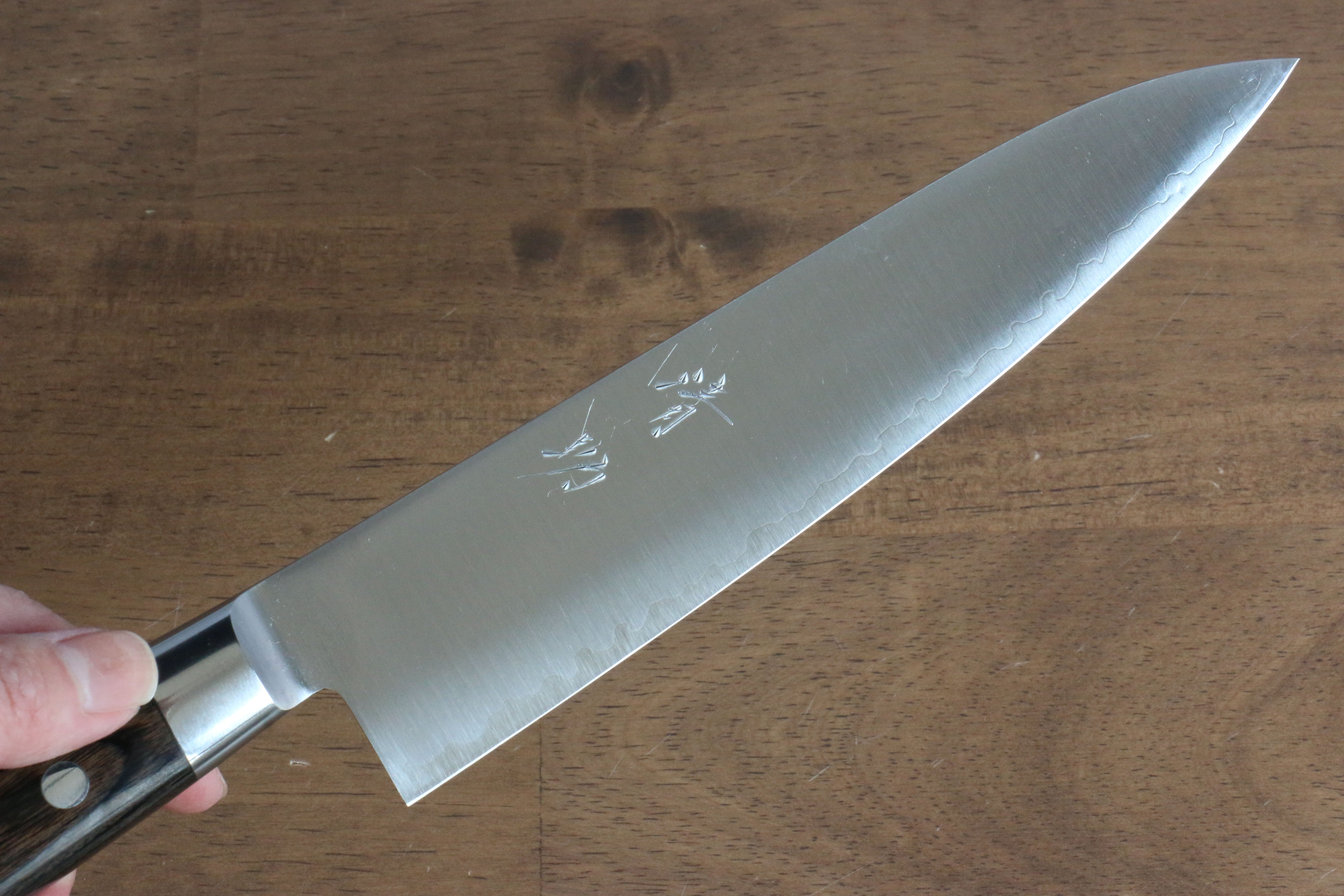 Premium Seisuke SG2 Gyuto 180mm Japanese Chef Knife with Brown Pakka Wood Handle - Perfect for Sushi, Sashimi & Precision Cutting