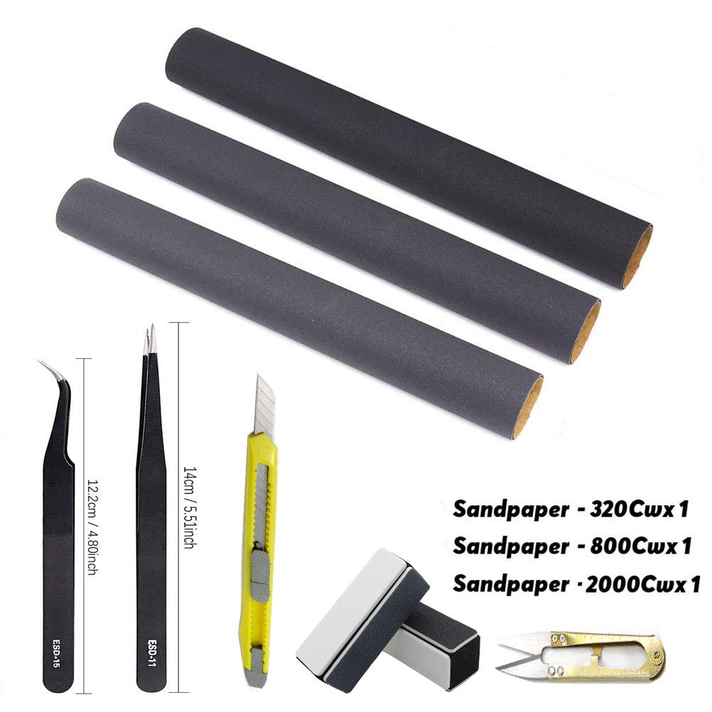 37PCS Professional Gundam Model Tool Kit - Hobby Building Tools Set for Gundam, Car & Basic Model Construction, Repair & Fixing - Perfect for DIY Enthusiasts & Model Crafting Projects