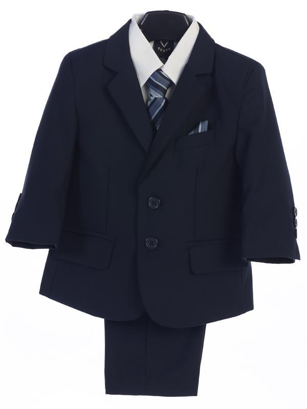 Navy Blue Boys' Suit for School - Formal Blazer & Pants Set Size 18 - Perfect for Graduation, Church, Weddings & Special Occasions