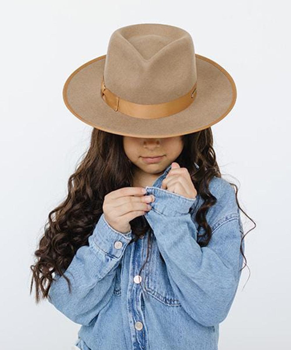 Monroe Kids Rancher Hat - Western Cowboy Hat for Boys & Girls - Adjustable Sun Protection Hat for Outdoor Play, Rodeo, and Western Theme Parties