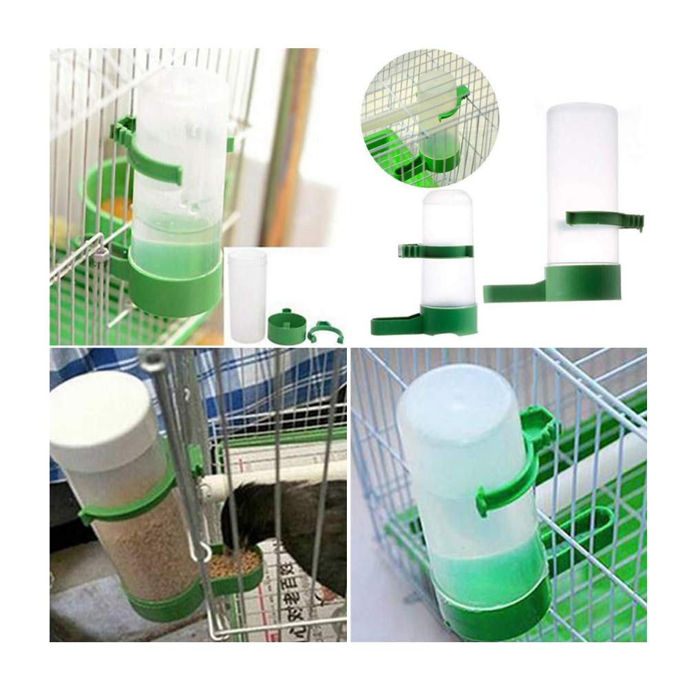 10pcs Plastic Bird Feeders & Automatic Drinking Water Bottles - Durable Farm Livestock Accessories for Poultry, Parrots & Wild Birds - Perfect for Backyard, Garden & Coop Use