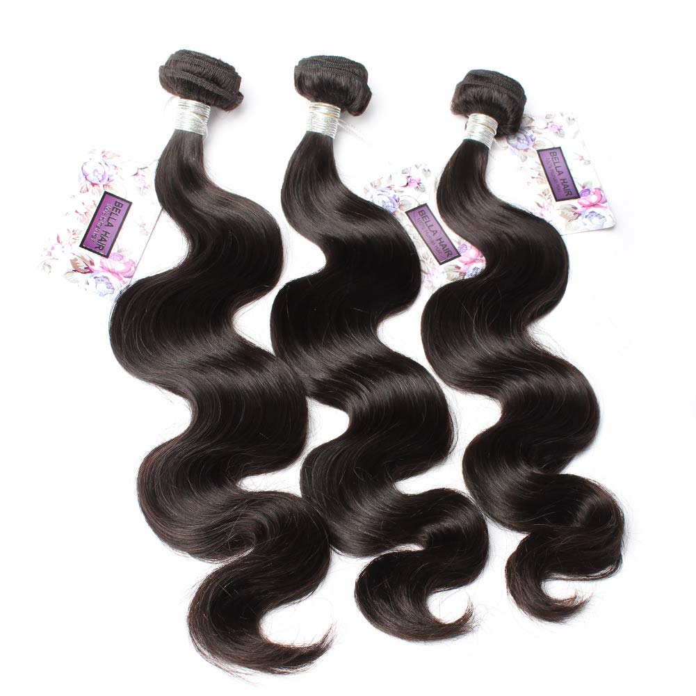 Bella Hair Remy Virgin Peruvian Hair Weave 3 Bundles - 28