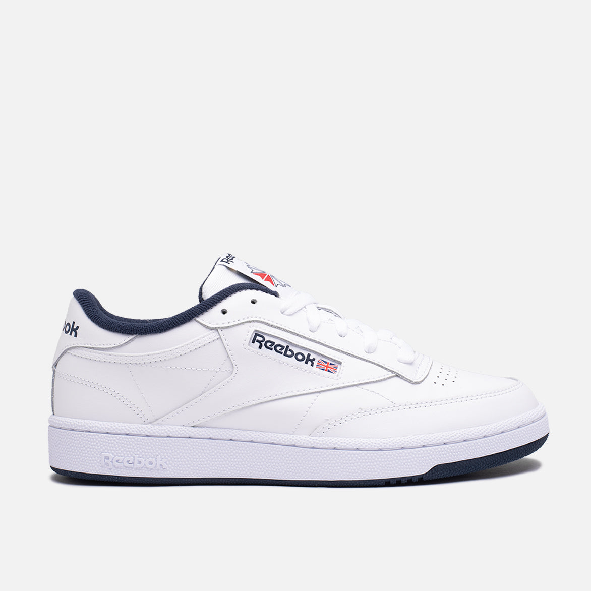 Reebok Club C 85 Vintage Sneakers - White & Navy Blue Classic Tennis Shoes for Men & Women | Casual Wear, Gym, Workout & Street Style