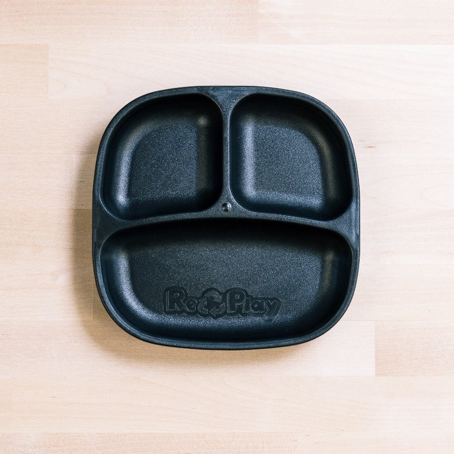 RePlay Divided Plate - BPA-Free Toddler Feeding Dish with Sections for Kids - Perfect for Mealtime, Snacks, and Portion Control at Home or On-the-Go
