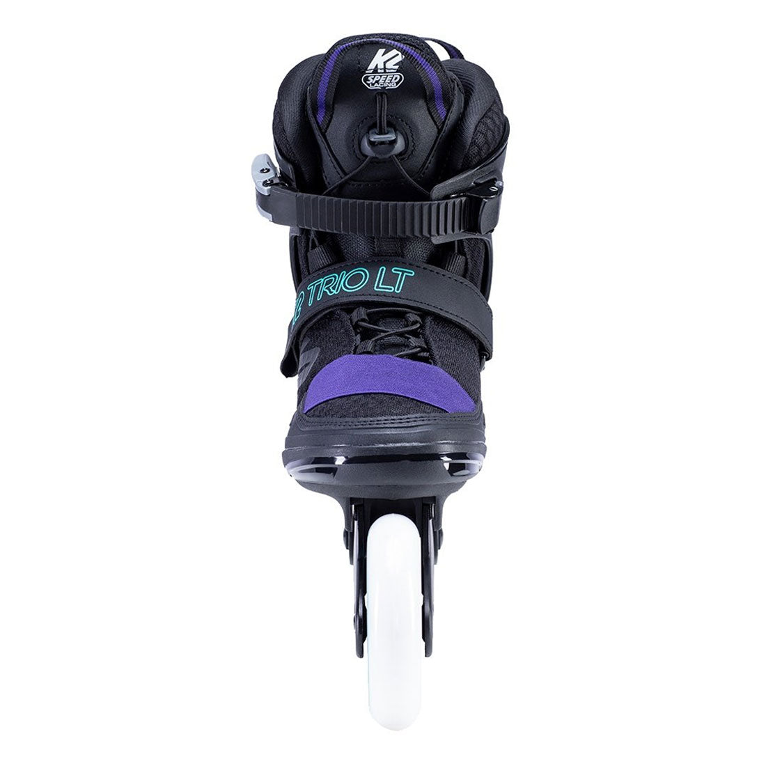K2 Trio LT 100W Men's Snowboard Boots - Black/Purple/Aqua - Size 11 US (28cm) - Lightweight & Durable for All-Mountain Riding & Freestyle Snowboarding