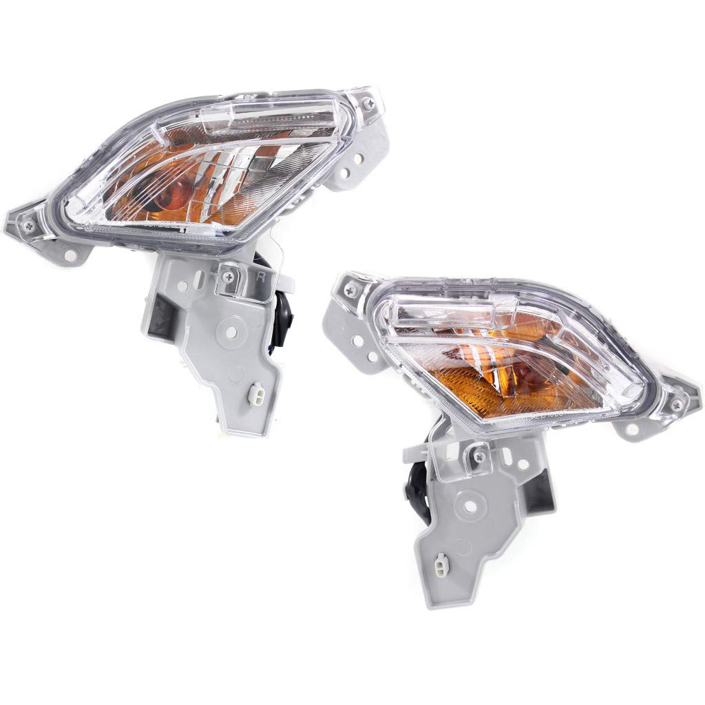 2016-2017 Mazda CX3 Turn Signal Light Assembly Pair - Driver & Passenger Side CAPA MA2530120 + MA2531120 | Replacement for Damaged Lights | Perfect for Night Driving & Safety Upgrades