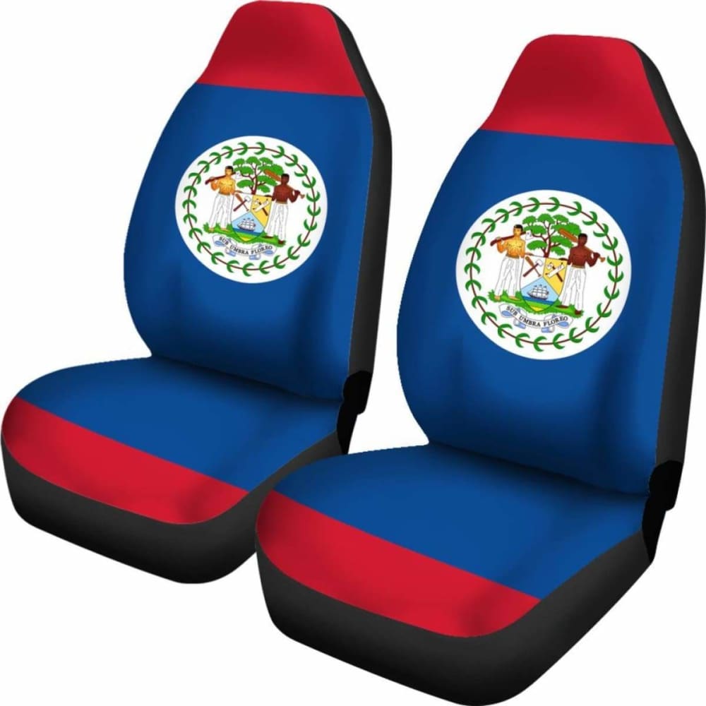 Premium Belize Flag Car Seat Covers - Universal Fit for Cars, Trucks & SUVs - Durable Neoprene Material - Perfect for Travel, Road Trips & Patriotic Display