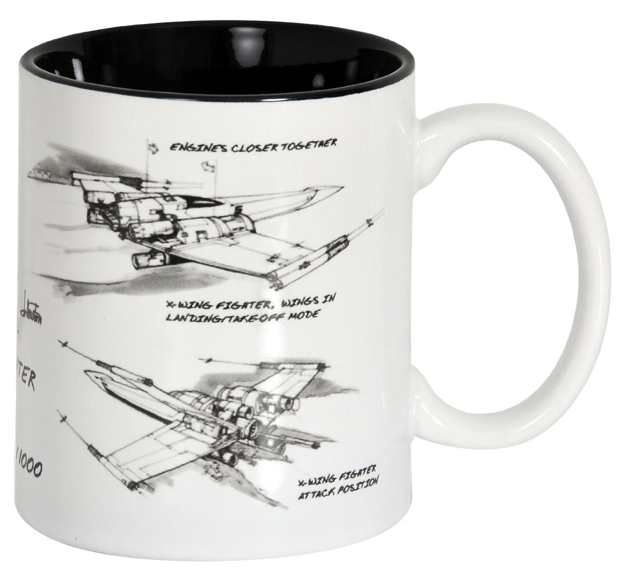 SD Toys Star Wars X-Wing Mug - Officially Licensed Collectible Coffee Cup for Fans - Perfect for Home, Office & Gifts (8436546893370)