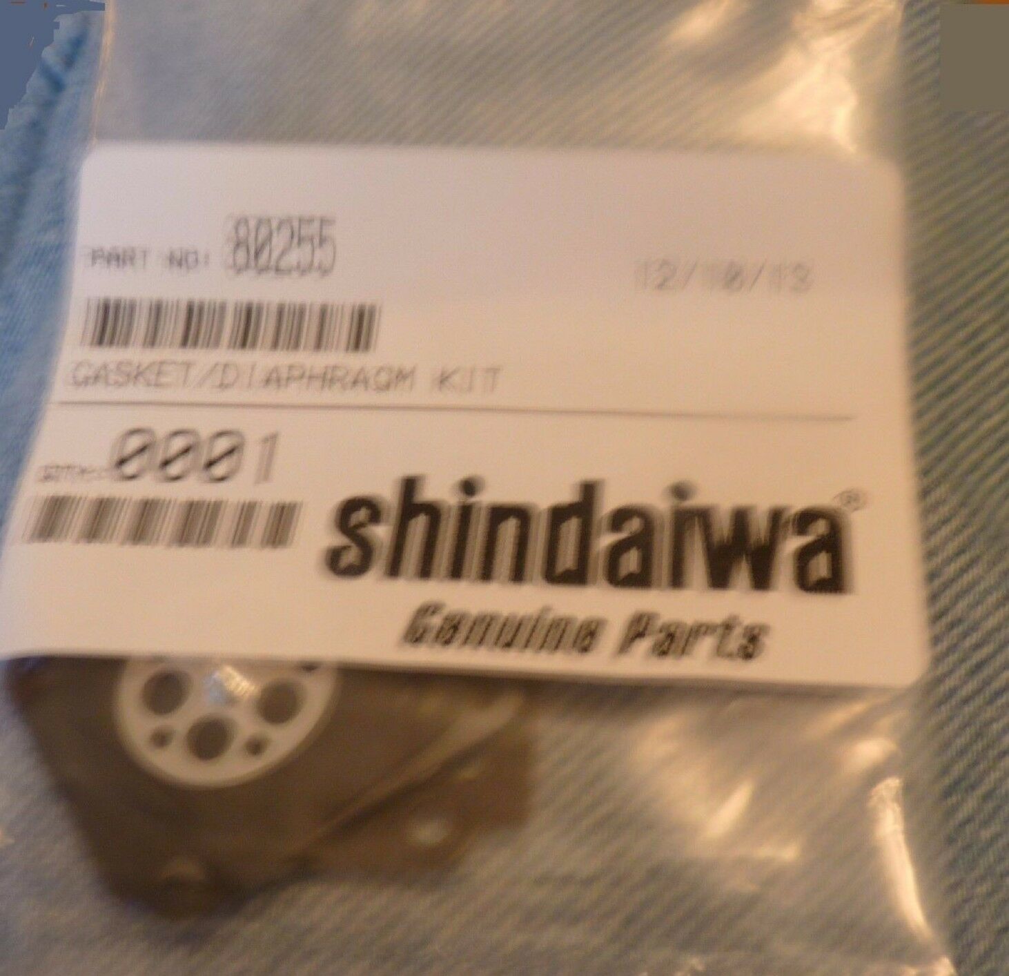 Genuine Shindaiwa 80255 Carburetor Diaphragm Gasket Kit - Replacement Part for Shindaiwa Trimmers & Brush Cutters - Perfect for Outdoor Power Equipment Maintenance & Repair