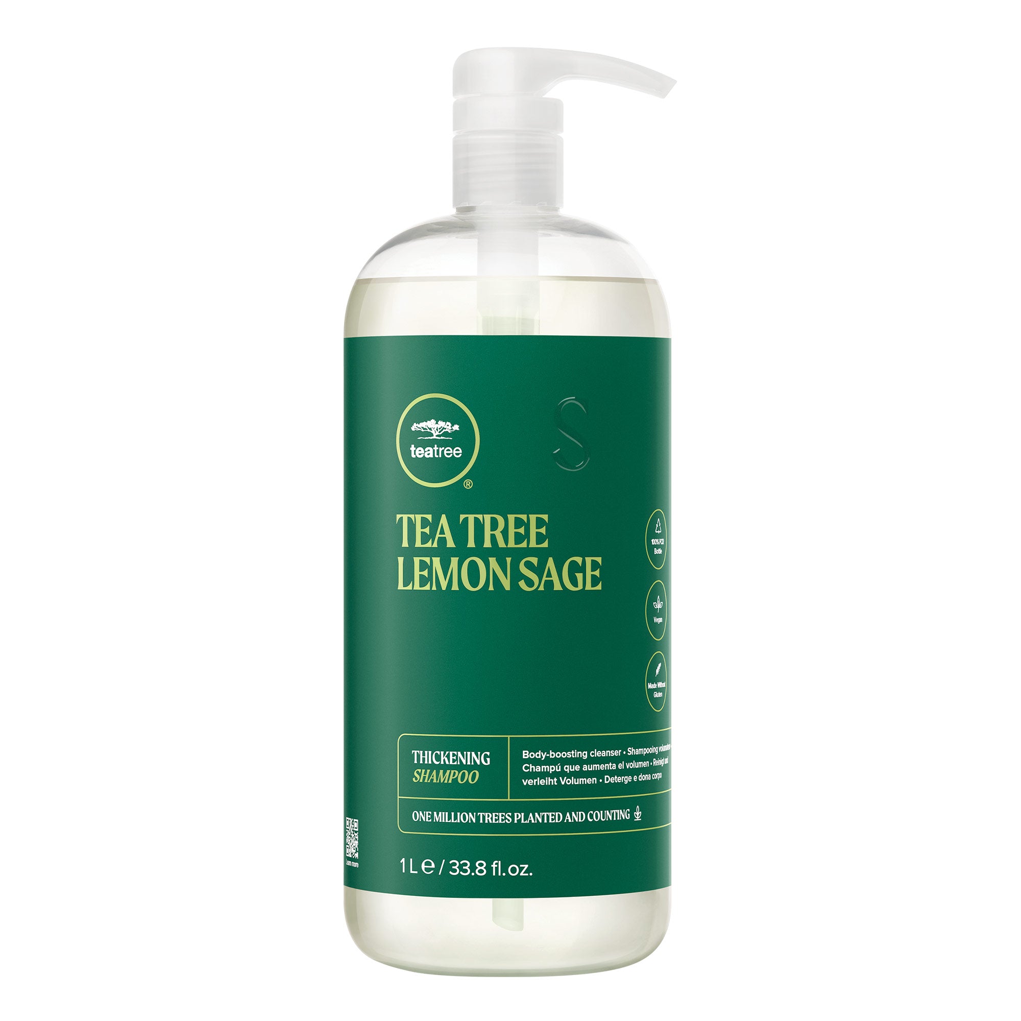 Lemon Sage Thickening Shampoo for Fine Hair - Volumizing & Strengthening Shampoo for Thicker, Fuller Hair - Perfect for Daily Use & Hair Growth Care