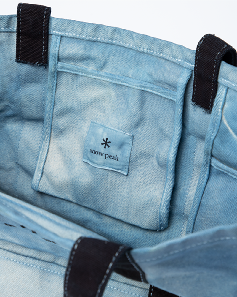Handmade Indigo Dyed Canvas Tote Bag - Large Size for Women, Eco-Friendly & Stylish - Perfect for Beach, Shopping, and Everyday Use