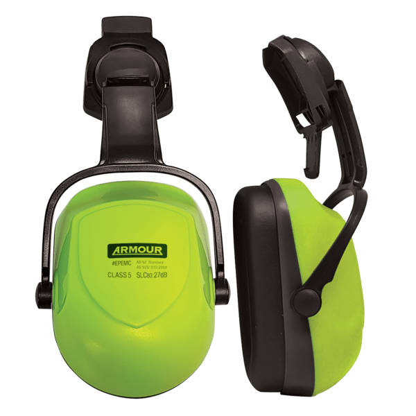 Class 5 SNR26 Armor Helmet Earmuffs - Military Grade Hearing Protection for Shooting, Hunting & Construction Work