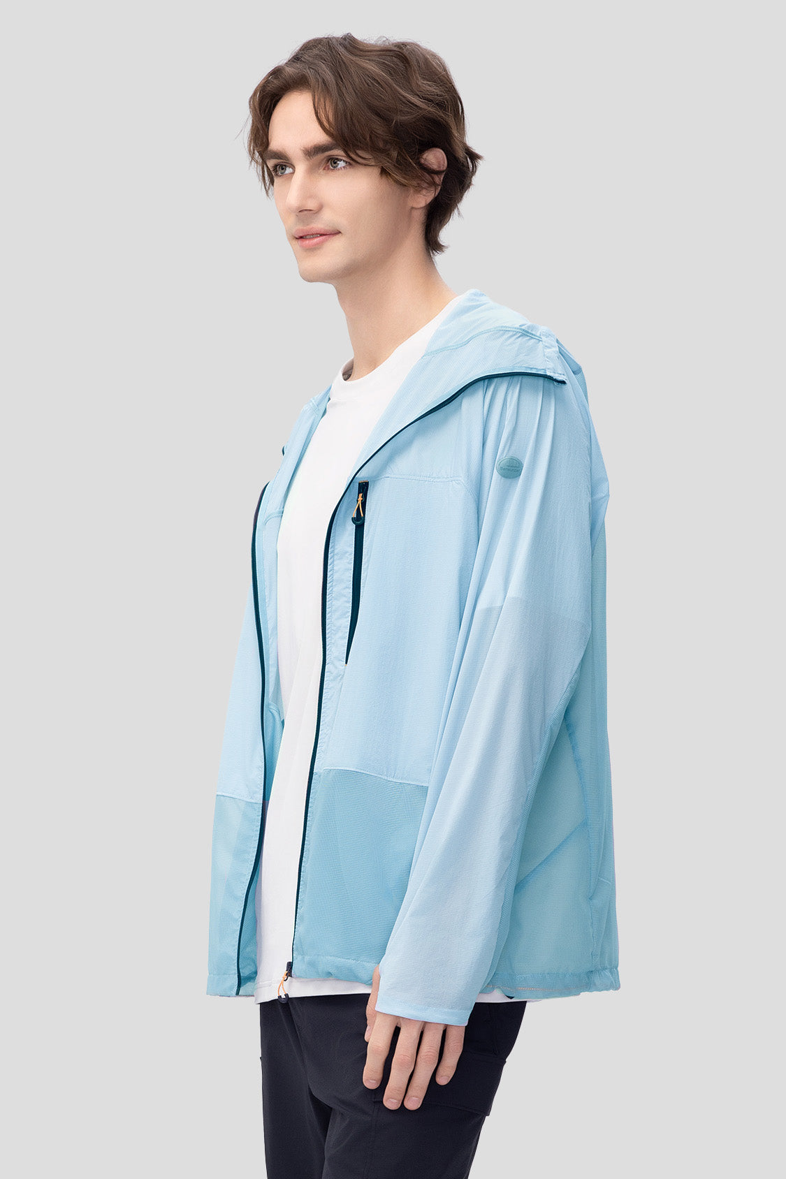 Men's Lightweight Breathable Packable Sun Protection Jacket UPF50+ - Perfect for Hiking, Travel & Outdoor Activities