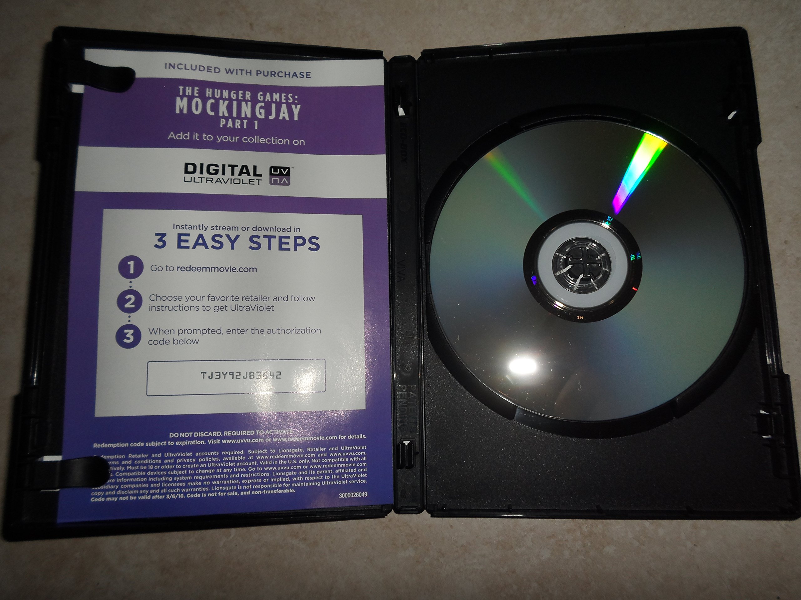 The Hunger Games: Mockingjay Part 1 DVD | Action Adventure Movie | Perfect for Movie Nights & Gifts