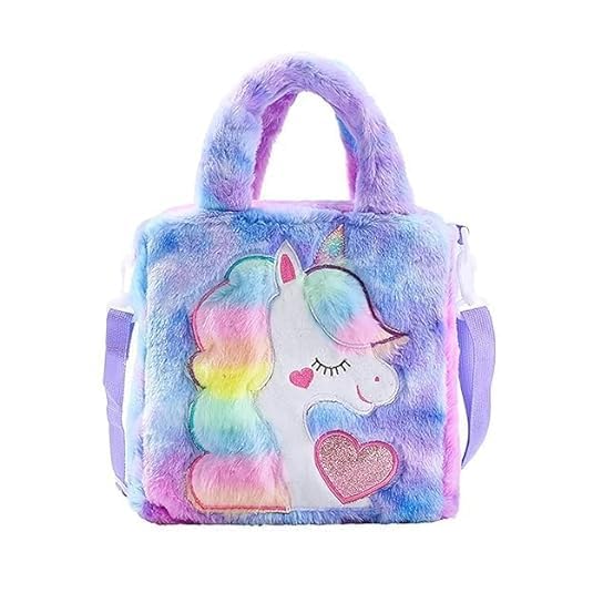APOEM Unicorn Kids Handbags for Girls & Boys - Cute Backpack for Picnic, Birthday Party, Travel & School - Durable Children's Shoulder Bag for Daily Use & Special Occasions