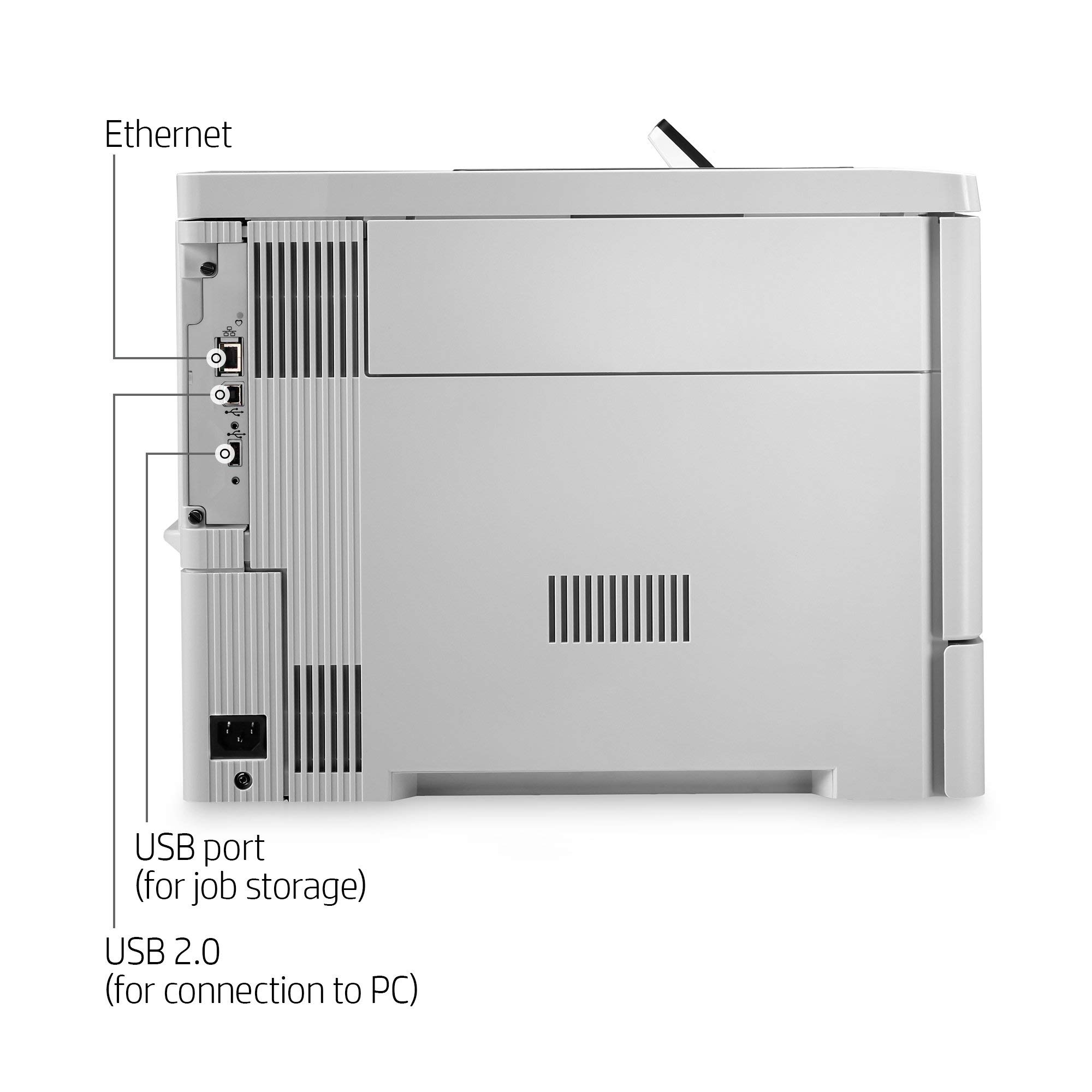 HP LaserJet Enterprise M553n Color Laser Printer - Fast Ethernet Network Printer | High-Quality Renewed (B5L24A) | Perfect for Office & Small Business Printing Needs