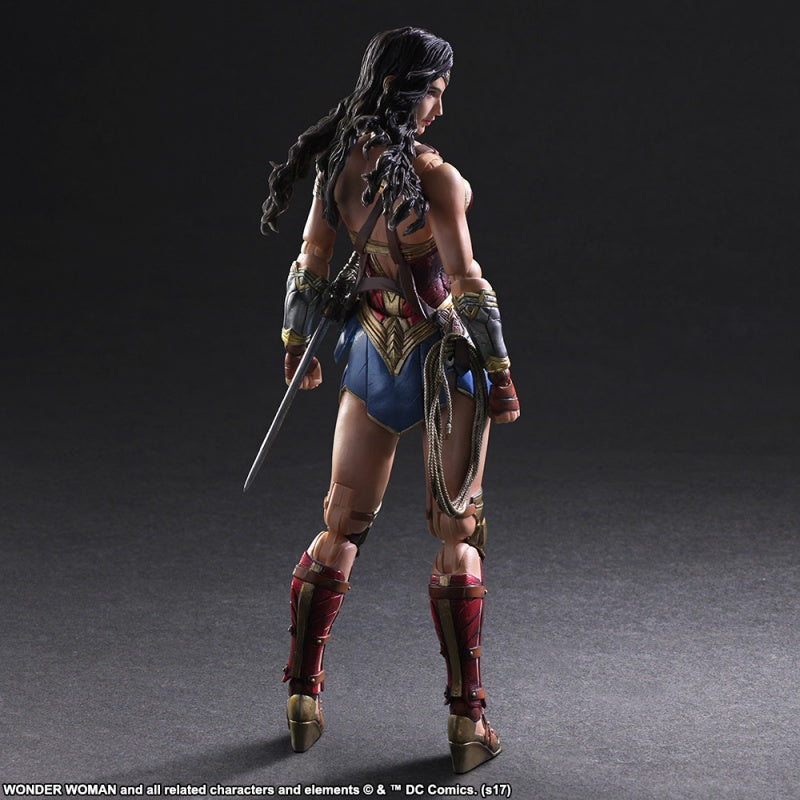 DC Universe Wonder Woman Variant Play Arts Kai Action Figure - Collectible Superhero Toy for Display & Gifts - Perfect for Fans, Collectors & Home Decor
