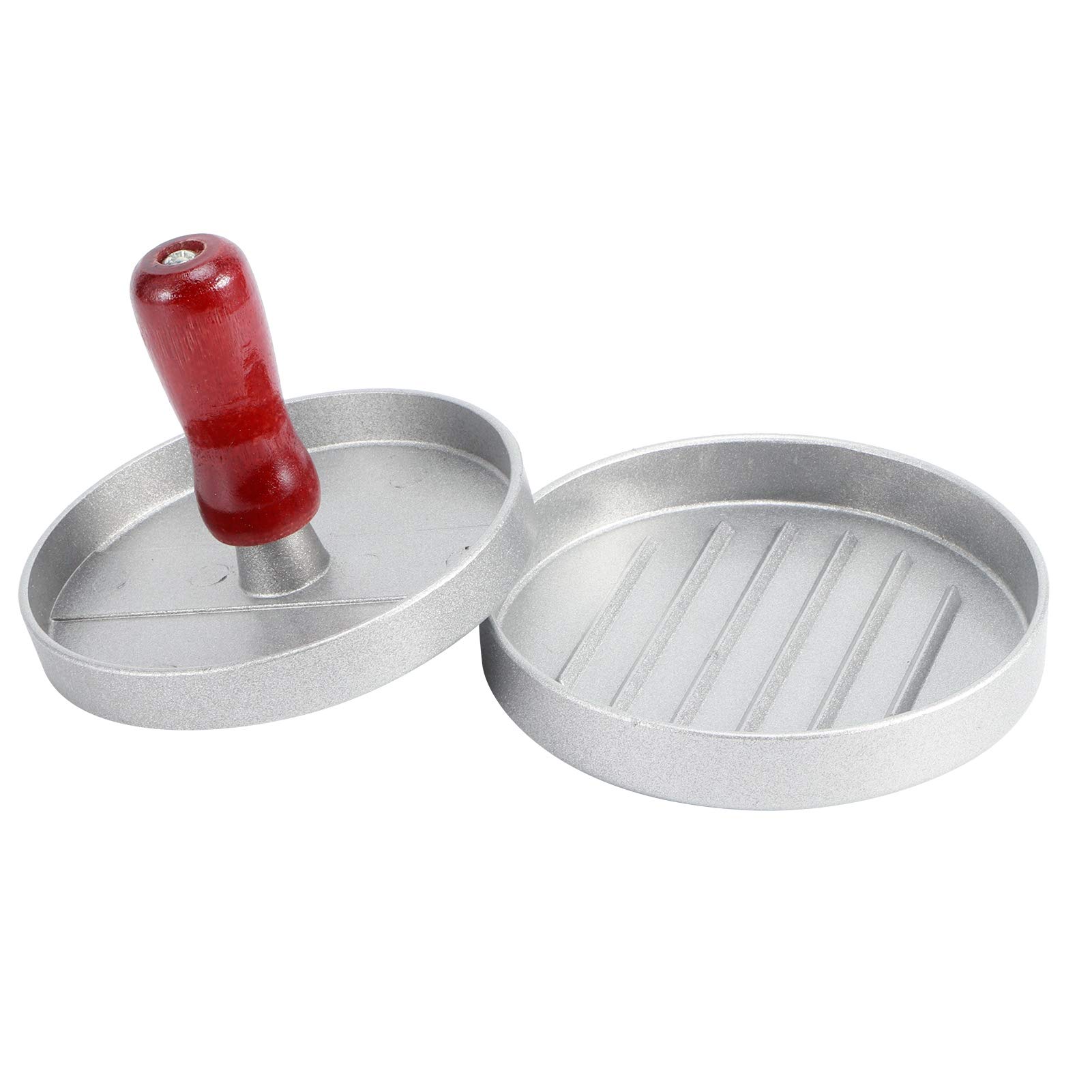 Cerlingwee Small Hamburger Press - Food-Grade Aluminum Alloy Burger Maker for Home & Commercial Kitchens - Perfect for Fast Food Restaurants, BBQ Parties & Backyard Grilling