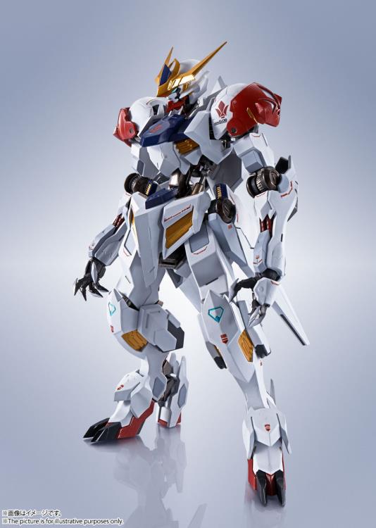 Bandai Metal Robot Spirits Gundam Iron Blooded Orphans Barbatos Lupus Action Figure - High-Quality Collectible Model Kit for Anime Fans & Gundam Enthusiasts - Perfect for Display, Photography & Role-Playing Scenes