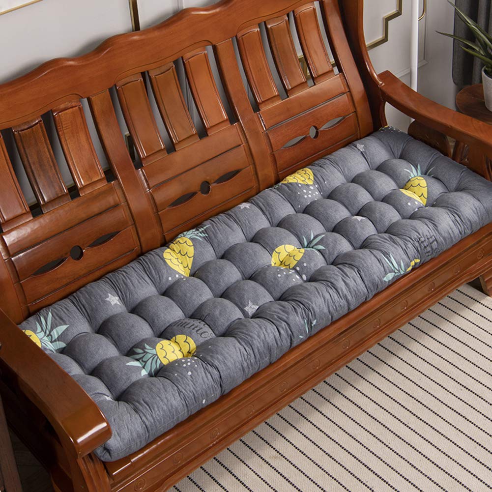 Premium Indoor Outdoor Bench Cushion - Thick Non-Slip Sofa Seat Pad (17