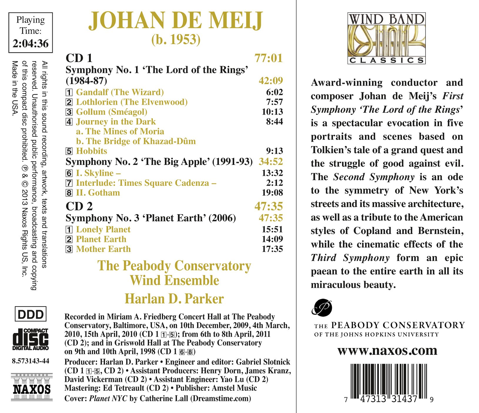 The Symphonies: The Lord of the Rings, New York City (The Big Apple), Planet Earth - Epic Soundtracks for Fantasy, Urban & Nature Scenes | Perfect for Movie Nights, Relaxation & Study Music
